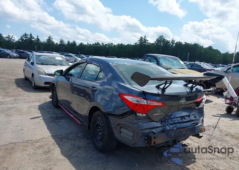 2016 Toyota Corolla S из США, поврежденный, VIN 5YFBURHE4GP473367